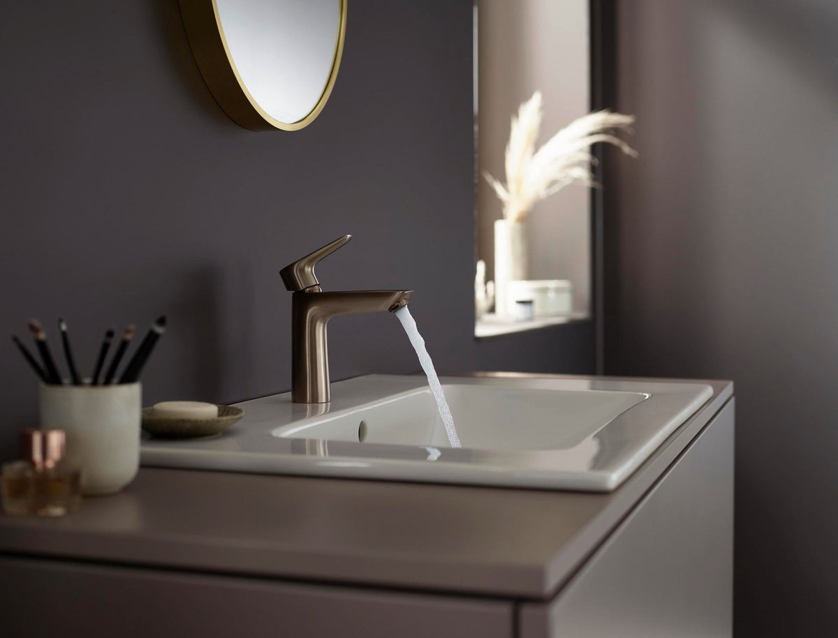 HANSGROHE Talis E Einhebel-Waschtischmischer 110 mit Ablaufgarnitur, chrom – ComfortZone, 5 l/min