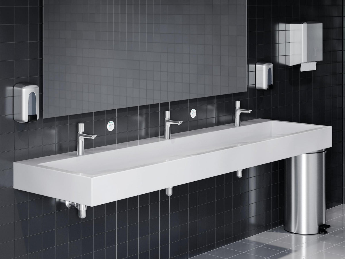 HANSGROHE Talis E Selbstschluss-Waschtischmischer mit Temperaturregulierung chrom