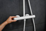 HANSGROHE Showerpipe Pulsify S Puro 1 Jet mit EcoSmart-Thermostat in Chrom