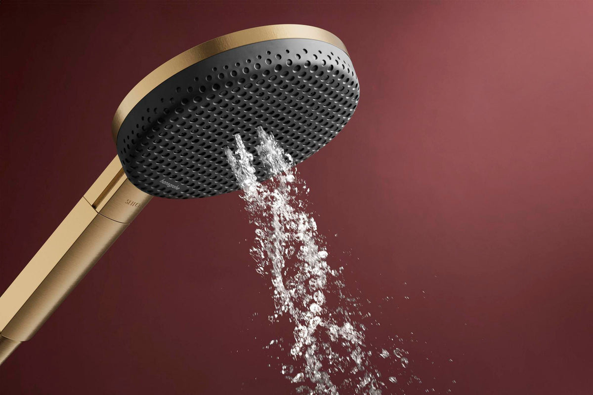 HANSGROHE Raindance Alive Select S Brausehalterset 125 mm 3jet EcoSmart mit Textilschlauch 1600 mm