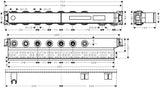 AXOR Grundset für Thermostatmodul Select – 2 Verbraucher, DN15/DN20, schallentkoppelt