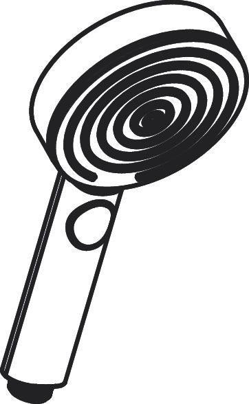 AXOR Pulsify Select S Handbrause 105 mm Chrom – 3 Strahlarten mit PowderRain & Select-Taste
