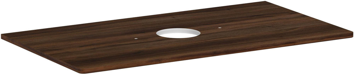 HANSGROHE Xelu Q Konsole 980 mm mit mittigem Ausschnitt – Weiß Hochglanz