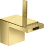 AXOR MYEDITION Einhebel-Bidetmischer ohne Platte polished gold optic mit Push-Open Ablaufgarnitur