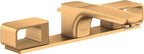 mit Platte / keine Angabe / brushed gold optic