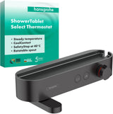 HANSGROHE ShowerTablet Select 400 Wannenthermostat Aufputz DN 15 Chrom mit schwenkbarem Wannenauslauf