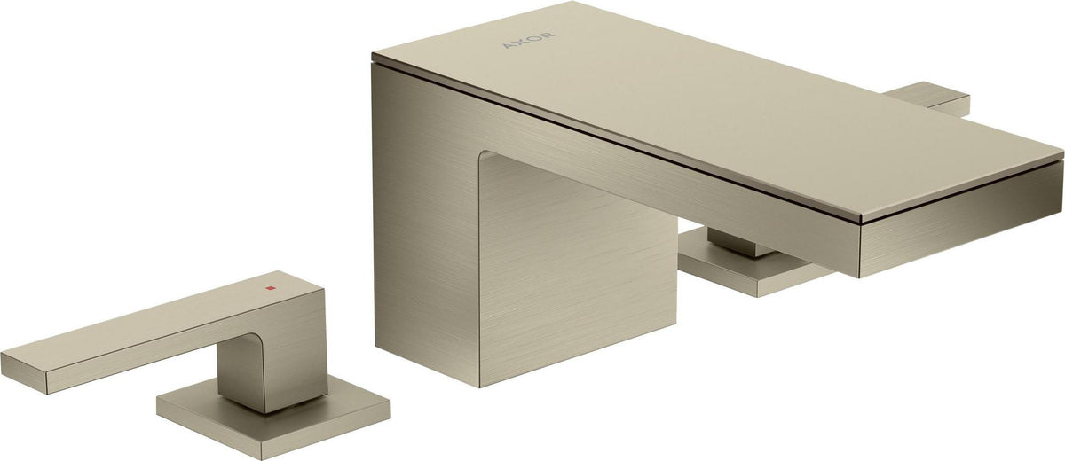 AXOR MYEDITION 3-Loch-Waschtischmischer 70 ohne Platte in polished gold optic – PowderRain