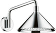 AXOR Kopfbrause 240 2jet von Hansgrohe – 279 mm, Chrom, 2 Strahlarten, Wandmontage