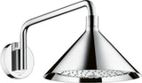 AXOR Kopfbrause 240 2jet von Hansgrohe – 279 mm, Chrom, 2 Strahlarten, Wandmontage