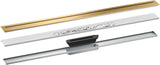 AXOR Drain Duschrinne Fertigset 1000 mm chrom – Designabdeckung, Dryphon, höhenverstellbar