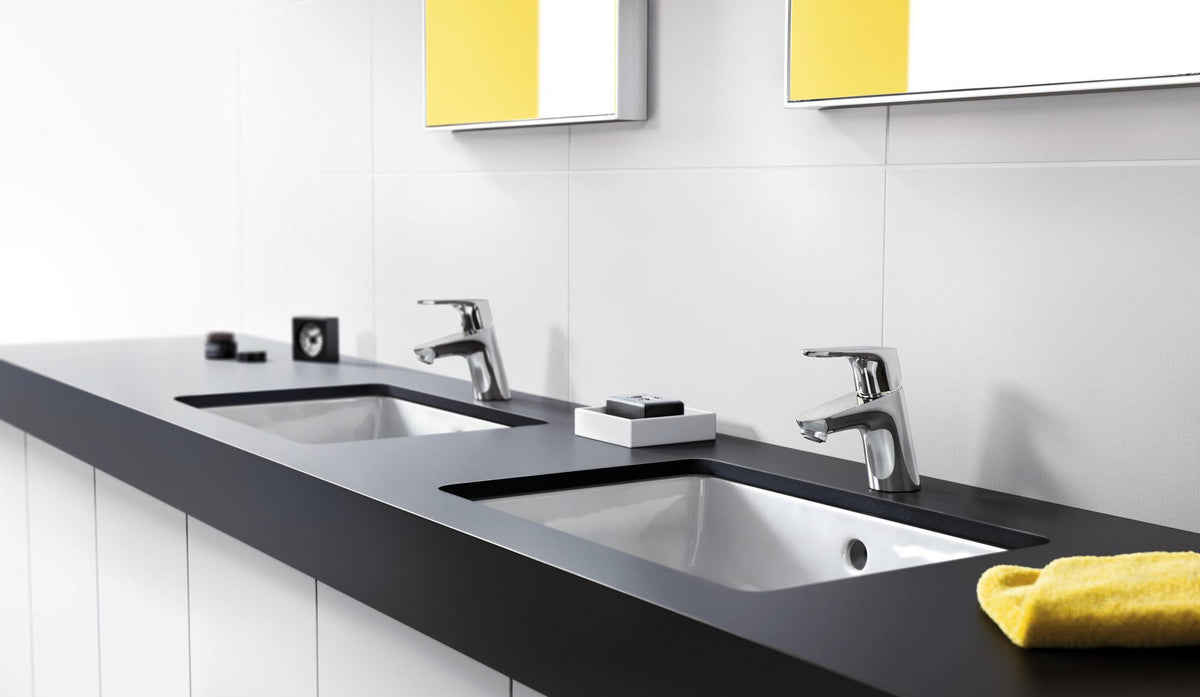 Hansgrohe Focus 70 Einhebel-Waschtischmischer DN 15 mit Zugstangen-Ablaufgarnitur, chrom