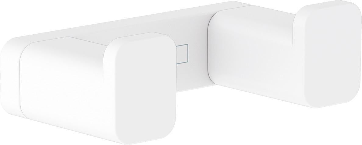Hansgrohe AddStoris Doppelhaken Chrom – Wandmontage, verdeckte Befestigung, Metall