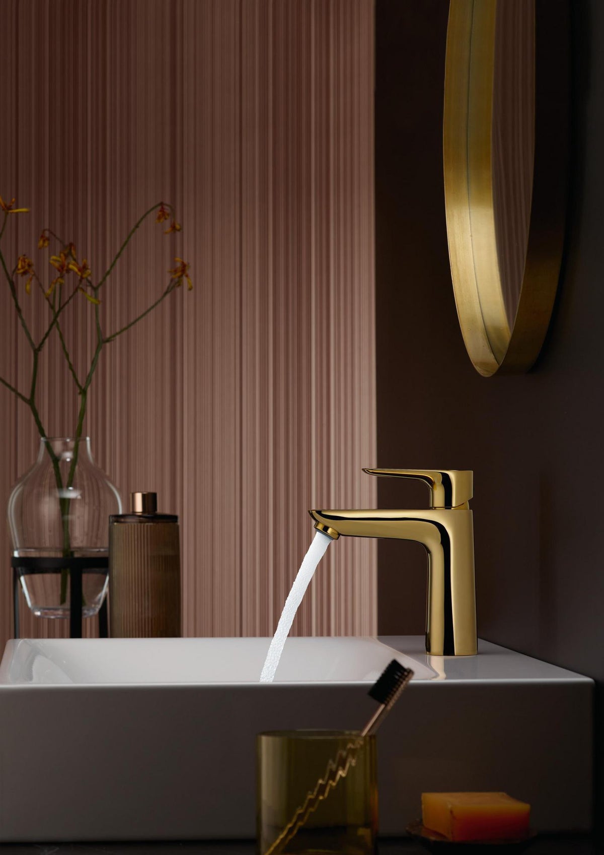 HANSGROHE Talis E Einhebel-Waschtischmischer 110 CoolStart mit Ablaufgarnitur, chrom