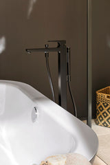 HANSGROHE Metropol Einhebel-Wannenmischer bodenstehend DN15 Chrom mit Stabhandbrause