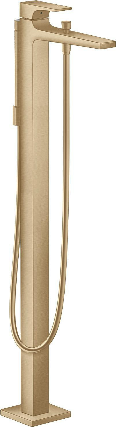HANSGROHE Metropol Einhebel-Wannenmischer bodenstehend DN15 Chrom mit Stabhandbrause