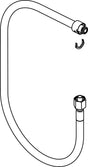 hansgrohe Brauseschlauch 1500 mm mit Quetschverschraubung – flexibler Duschschlauch, UBA-konform