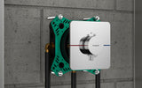 HANSGROHE ShowerSelect Comfort Q UP Fertigmontageset Thermostat Chrom – Temperatur- und Volumensteuerung