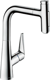 HANSGROHE HG Spültischmischer 220 Select 2jet Ausziehbrause M5110-H220 chrom