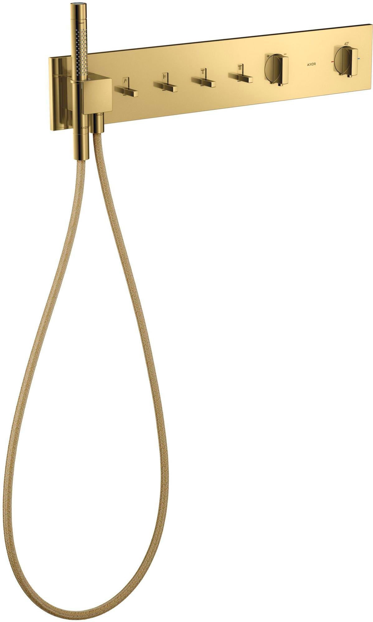 AXOR ShowerComposition Thermostatmodul 610/110 mit 4 Verbrauchern – Chrom