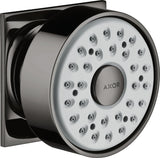 AXOR Seitenbrause DN 15 eckige Rosette Chrom – 1jet Rain Strahl, im Winkel verstellbar