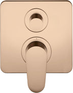 ohne Umsteller / polished red gold / Unterputz