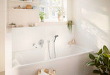 HANSGROHE Rebris S Fertigmontageset Wannenmischer Unterputz Chrom – 2 Verbraucher, Thermostat