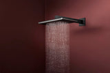 HANSGROHE Kopfbrause Raindance Alive Q 210/340 1jet – Rechteckig, RainAir & PowderRain, Schwarz