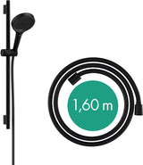 HANSGROHE Rainfinity 130 3jet Brauseset mit Unica S Puro 650mm Push Schieber, chrom