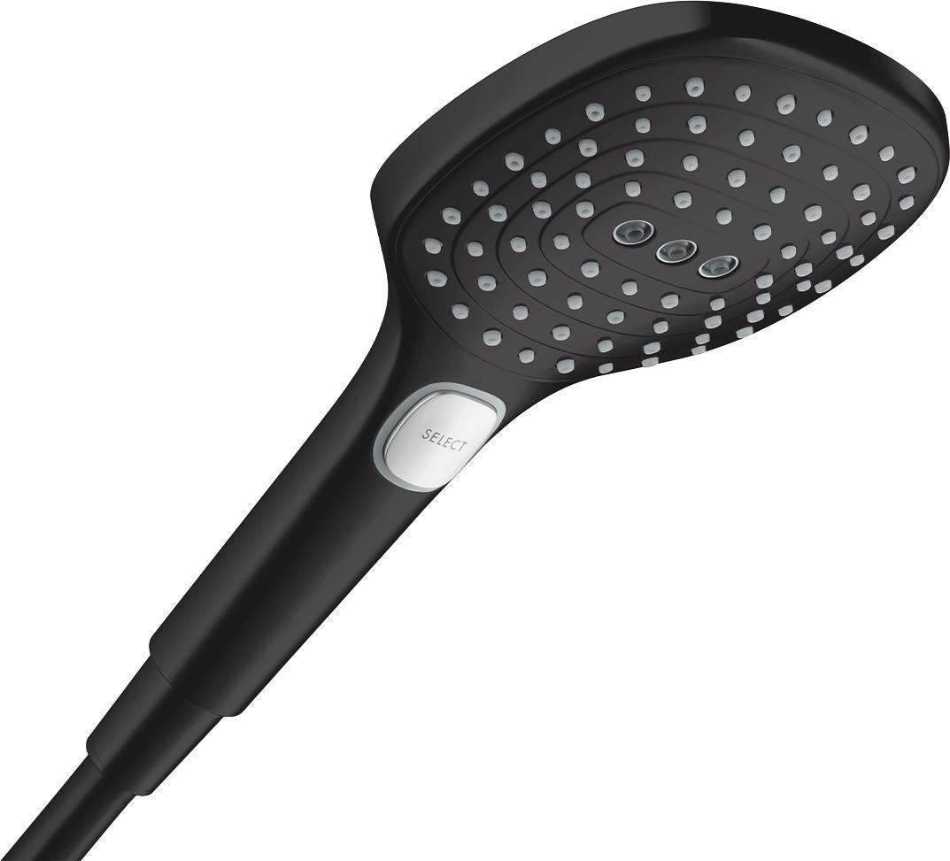 HANSGROHE Raindance Select E 120 3jet Handbrause mit Select-Taste und QuickClean in Chrom