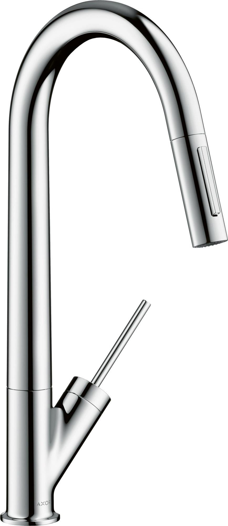AXOR STARCK Einhebel-Spültischmischer mit Ausziehbrause DN 15, ComfortZone 270, Chrom