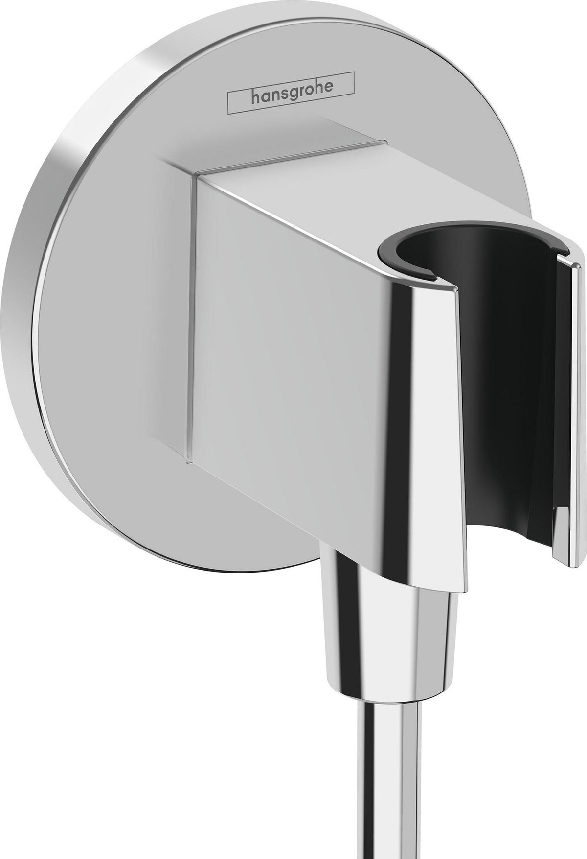 HANSGROHE Wandanschluss FixFit S mit Brausehalter – polished gold optic