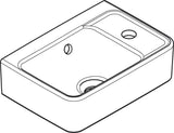 HANSGROHE Xanuia Q Handwaschbecken 360x250mm weiß mit SmartClean, Hahnloch und Überlauf