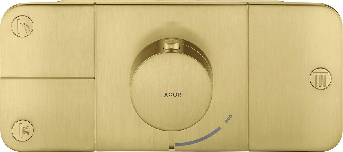 AXOR One Thermostatmodul für 3 Verbraucher – Chrom, Select-Tasten, Eco-Funktion
