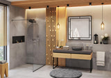 HANSGROHE AddStoris Glashalter Wandmontage Chrom – Mattglas Zahnputzbecher-Halter mit verdeckter Befestigung