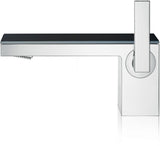 AXOR MyEdition Waschtischmischer 70 mit Glasplatte und Push-Open Ablaufgarnitur von Hansgrohe – chrom