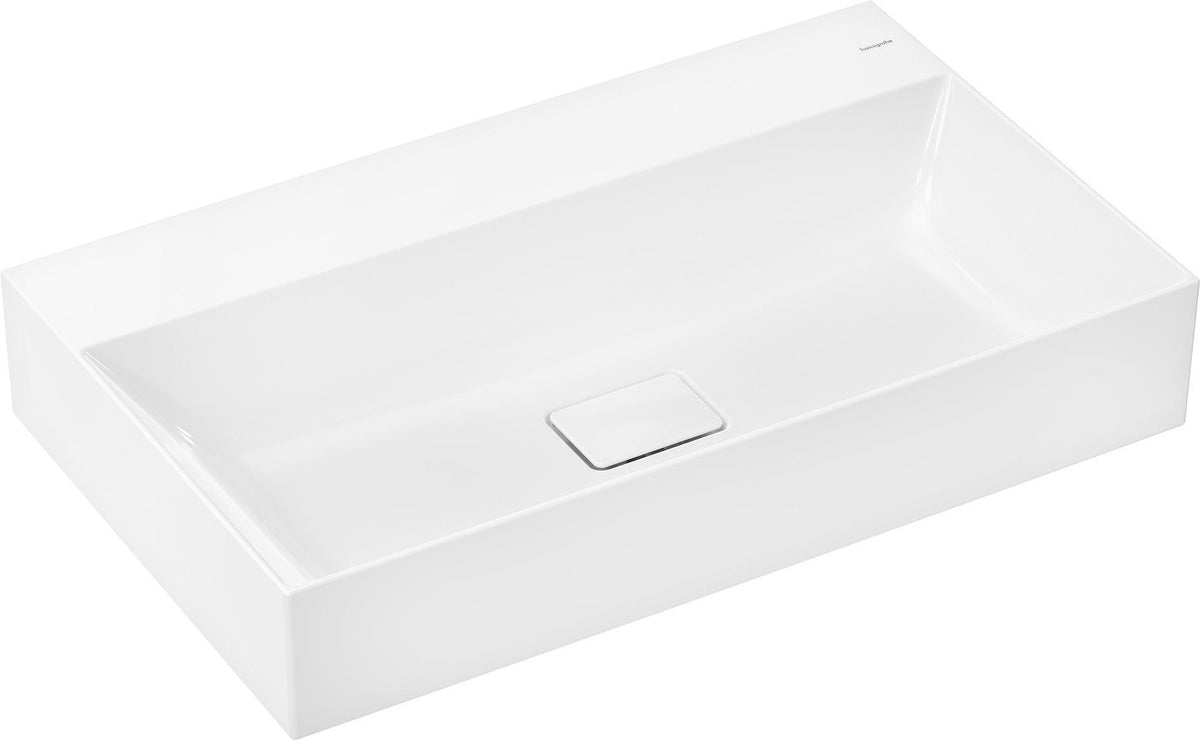 HANSGROHE Xevolos E Aufsatzwaschtisch 800x480mm weiß geschliffen mit SmartClean