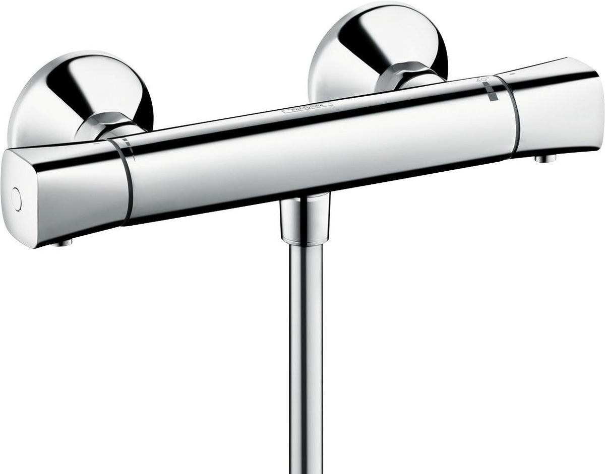 HANSGROHE Ecostat Universal Brausethermostat DN 15 Aufputz Chrom – Thermostatkartusche & Ecostop-Taste