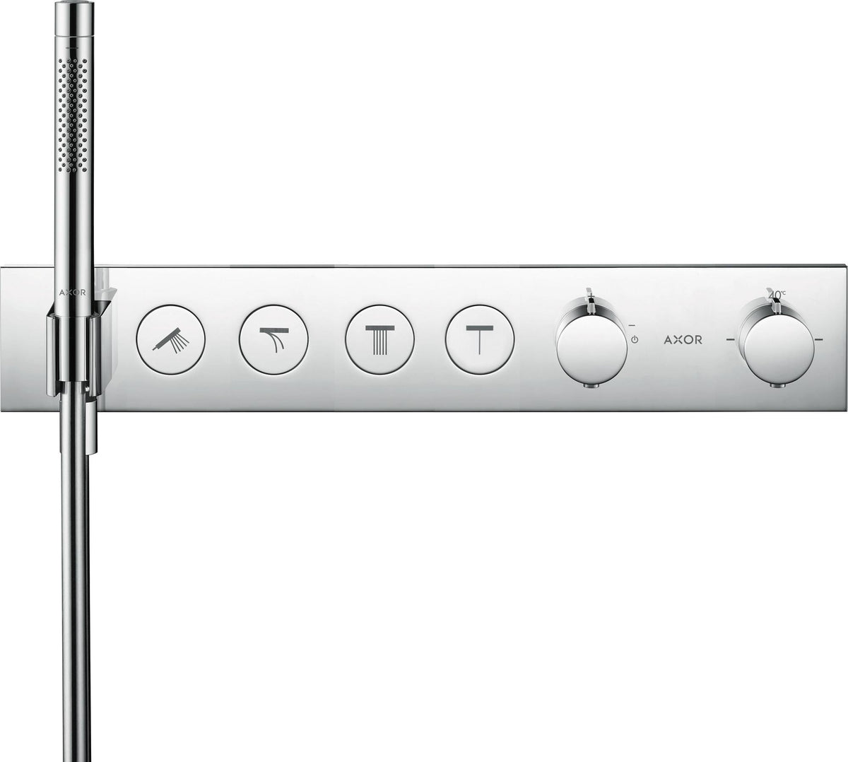 AXOR ShowerSolutions Select 600/90 Thermostatmodul – 4 Verbraucher, chrom