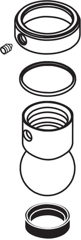 AXOR Griff Axor Steel 2 WT-Armatur Wd-Mo 2l von Hansgrohe – Hochwertiger Ersatzgriff