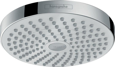 HANSGROHE Kopfbrause Croma Select S 180 2jet DN 15 chrom – 2 Strahlarten, Select-Umstellung