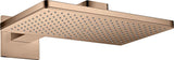 AXOR ShowerSolutions Kopfbrause 460/300 1jet Chrom – Rain Strahl 466 x 270 mm