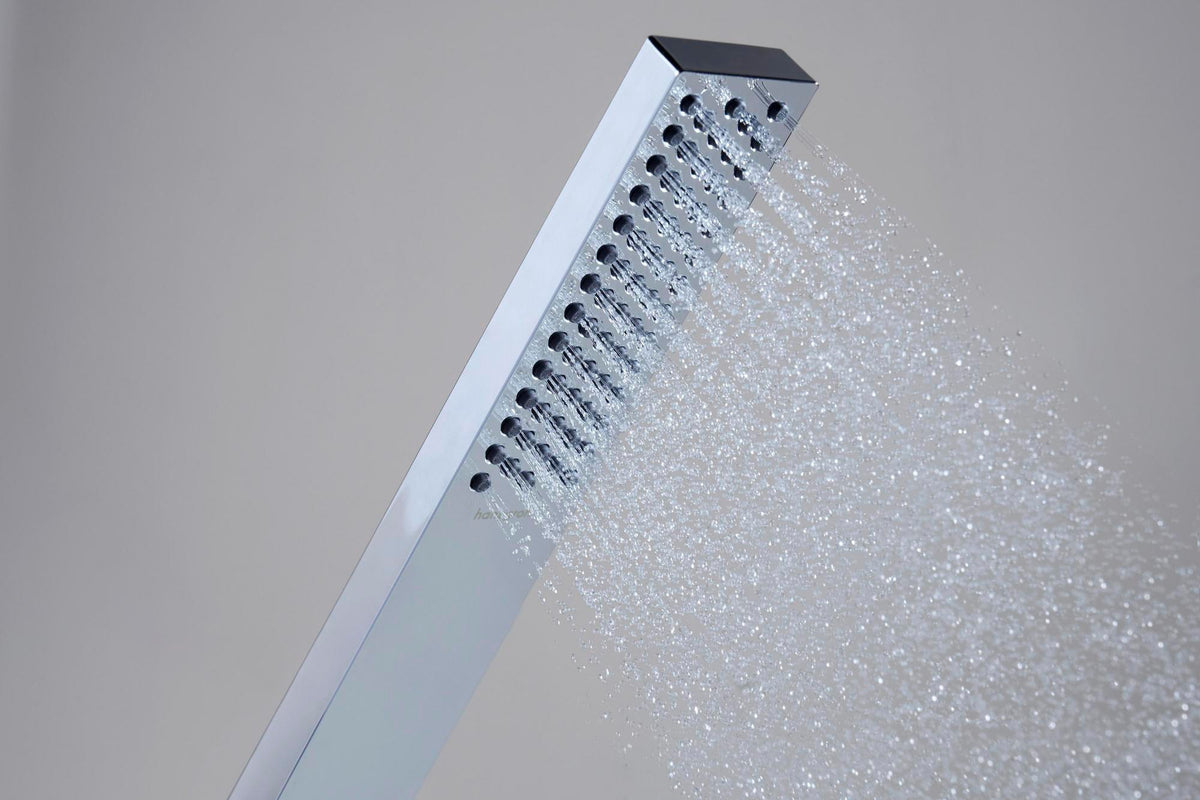HANSGROHE Pulsify E 1jet Stabhandbrause EcoSmart Chrom – PowderRain & QuickClean