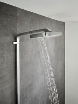 HANSGROHE Showerpipe RAINDANCE SELECT E 300 3jet ST DN 15 chrom – Duschsystem mit Thermostat ShowerTablet Select 300