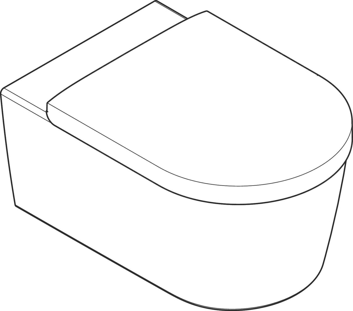 HANSGROHE Wand-WC Set EluPura S 540 mit SmartClean Glasur, SoftClose WC-Sitz und AquaHelix Spülung