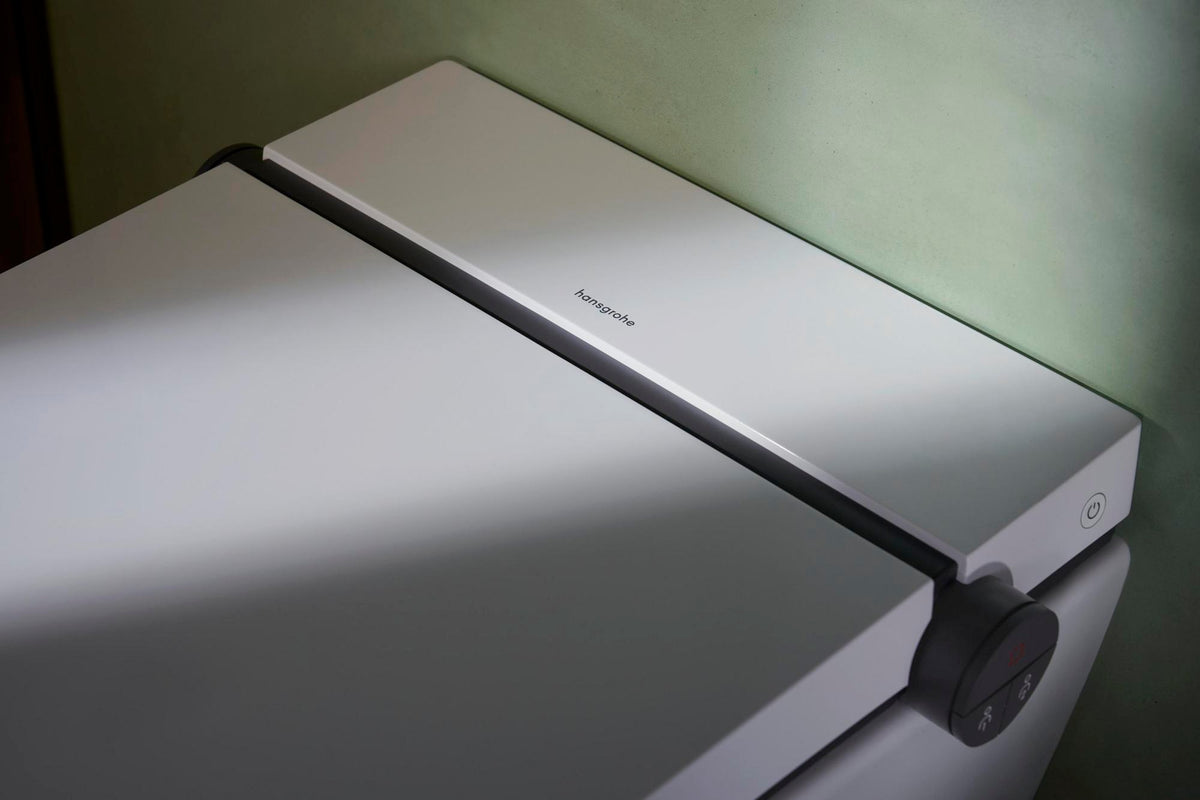 HANSGROHE Dusch-WC LavaPura Element S AquaHelix Flush mit HygieneEffect – Komplettset Wand-WC
