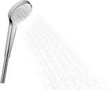 HANSGROHE HG Handbrause CROMA SELECT S VARIO DN 15 weiß/chrom – 3 Strahlarten, Select-Taste & QuickClean