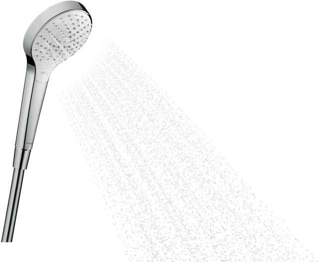 HANSGROHE HG Handbrause CROMA SELECT S VARIO DN 15 weiß/chrom – 3 Strahlarten, Select-Taste & QuickClean