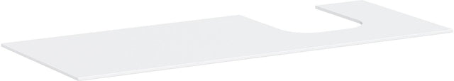 HANSGROHE Konsole Xevolos E 1370x550 mm mit Ausschnitt rechts mattweiß