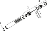 AXOR STARCK X 2jet Stabhandbrause DN 15 Chrom – 2 Strahlarten, QuickClean, für Durchlauferhitzer