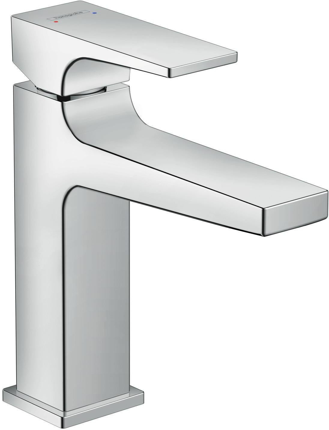 HANSGROHE Metropol Einhebel-Waschtischmischer 110 mit Push-Open Ablaufgarnitur, chrom